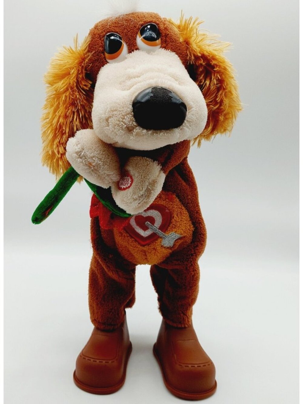 Dan Dee Dog Valentines Sings and Dances to Puppy Love 14" Valentines Day READ